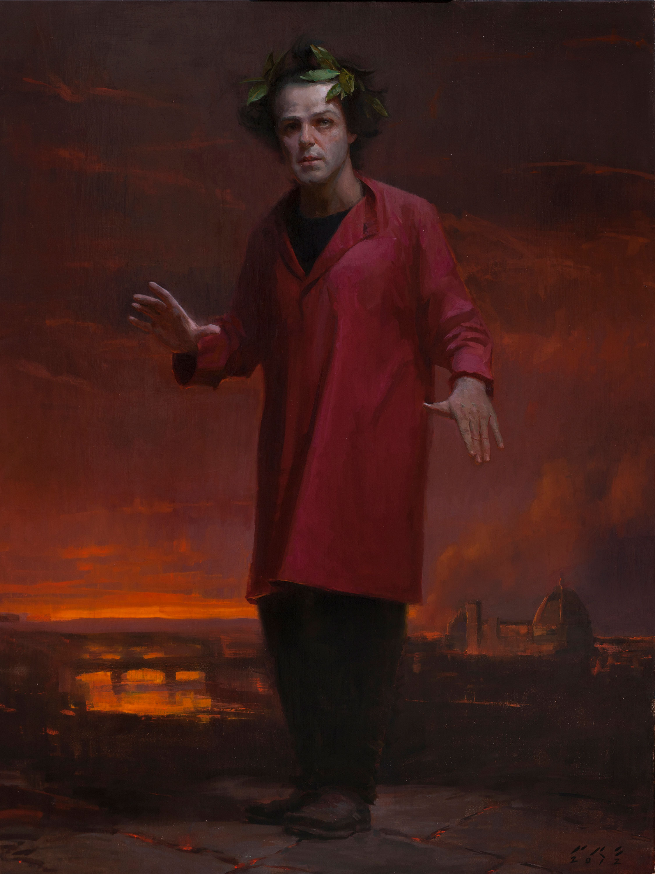Tony Pro self-portrait painting